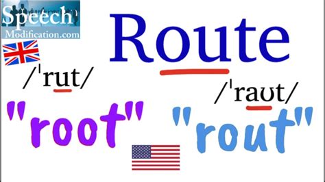 correct way to pronounce route.